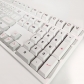 Brief White 104+33 Cherry Profile Keycap Set Cherry MX PBT Dye-subbed for Mechanical Gaming Keyboard